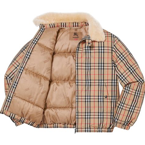 burberry down-filled puffer jacket with shearling top collar|Burberry puffer jacket men.